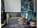 Tavolino laccato 33 in laccato multicolore di Tomasella