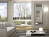 Specchio con cornice in legno con fili in rilievo Onda di Unico Italia