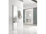Porta per interni scorrevole con vetro acidato e telaio in alluminio Absolute 003 di Unico Italia
