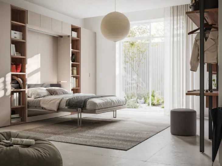 Armadio con letto a scomparsa Sensai Wardrobe 51 di Orme