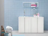 Mobile da Bagno in melaminico effetto legno Acqua e Sapone Lavanderia 02 di Birex