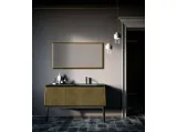 Mobile da bagno di design in laccato metallico Campus 01 di Birex