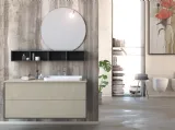 Mobile da Bagno sospeso in gres effetto ossidato Linea LN03 di Arteba