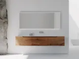Mobile da bagno sospeso in legno Rustech RT01 di Arteba