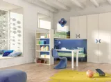 Cameretta a ponte con soppalco angolare Idea 010 di Corazzin