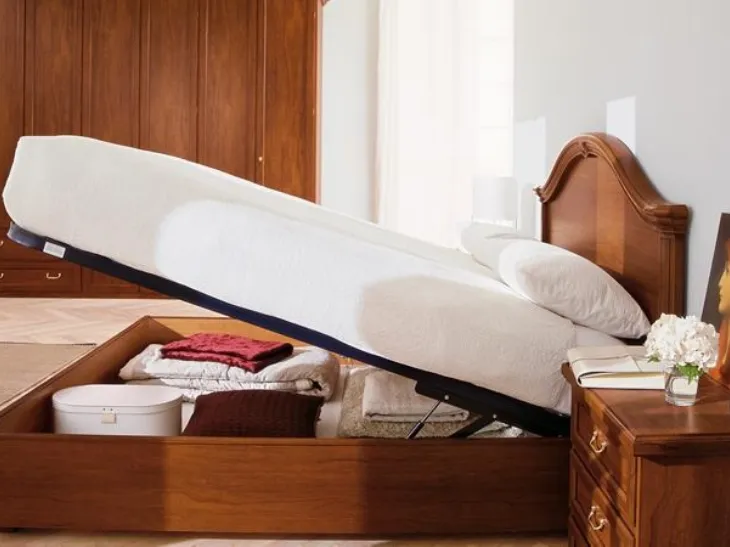 Letto Giglio con box contenitore di Villanova