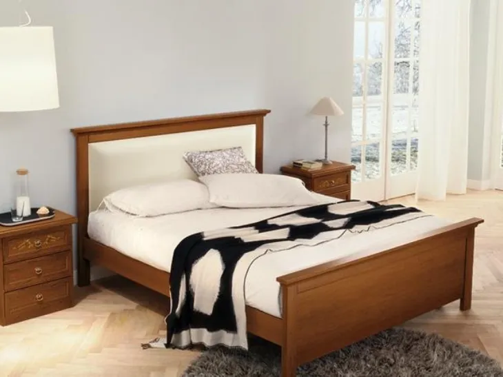 Letto con testiera Driade di Villanova