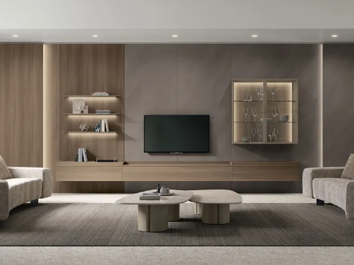 Parete Attrezzata Atlante UNIT AT144 di Tomasella