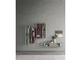 Pensili sospesi in laccato opaco multicolore rosa/azzurro di Orme