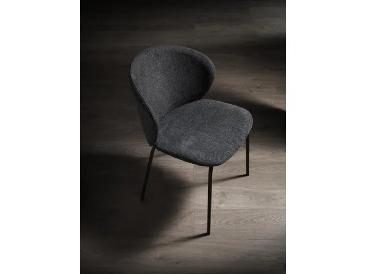 Sedia in tessuto Cassandra di MaxHome