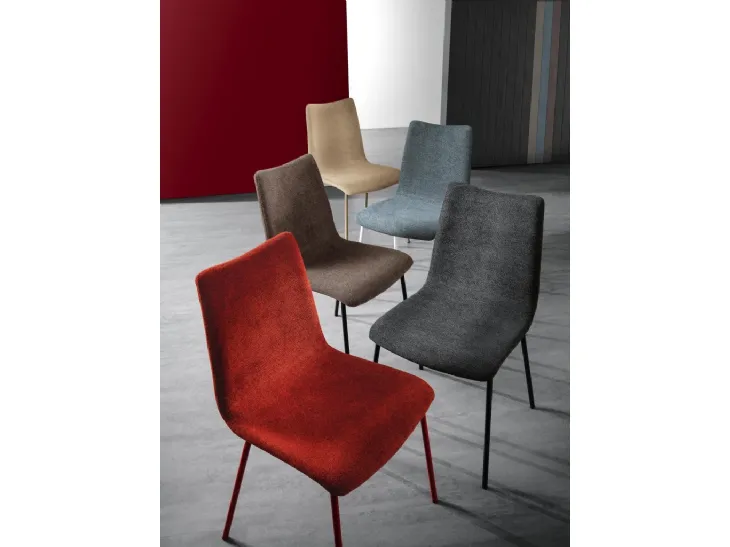 Sedia in tessuto imbottito Gilda di MaxHome