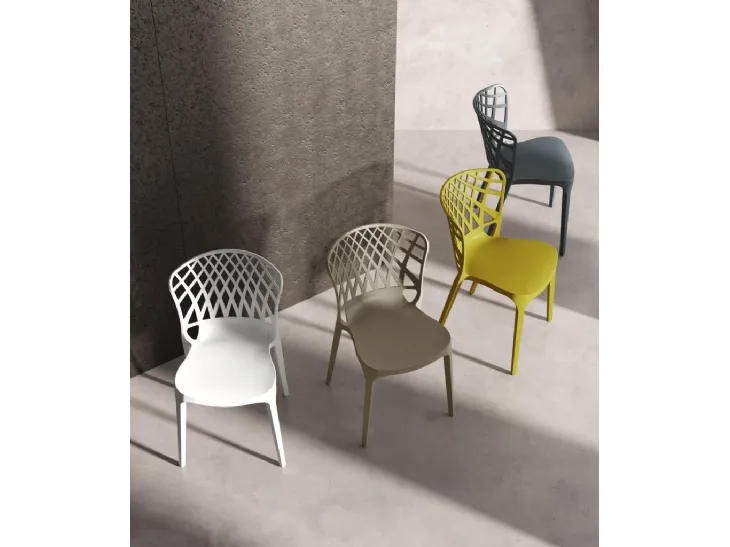 Sedia impilabile Mabel di MaxHome