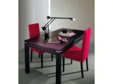 Sedia con rivestimento ecopelle o tessuto, base in faggio, Mimi di Eurosedia
