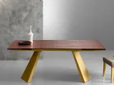 Tavolo di design in laminato Pechino Oro di Eurosedia