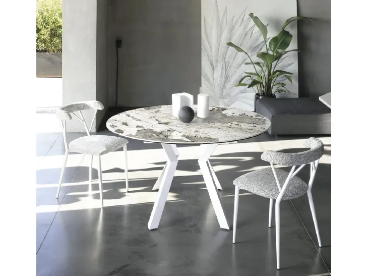 Tavolo in ceramica Zoe Round di Sedit