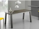 Tavolo allungabile in metallo e laminato Super di Eurosedia