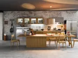 Cucina Classica lineare in rovere Time 02 di Mobilegno