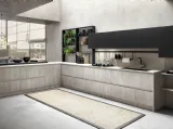 Cucina Moderna con penisola Lab Textone Gray di Atra Cucine