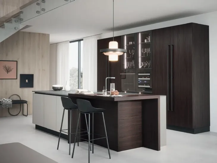 Cucina Moderna con isola Colibrì 03 di Forma Cucine