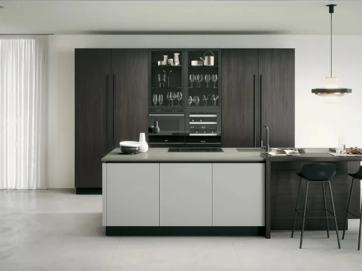 Cucina Moderna con isola Colibrì 03 di Forma Cucine