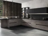 Cucina Moderne Lab 3 in legno e in marmo di Atra Cucine