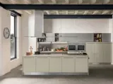 Cucina Moderna lineare in laccato lucido Mia 01 di Mobilegno